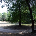Mobil home, Le Mas de la Pérouse, Ardèche, Vue extèrieure 16