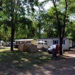 Mobil home, Le Mas de la Pérouse, Ardèche, Vue extèrieure 22