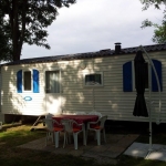 Mobil home, Le Mas de la Pérouse,, Ardèche, Vue intérieure 03