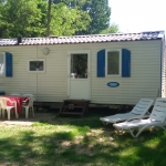 Mobil home, Le Mas de la Pérouse, Ardèche, Vue intérieure 07