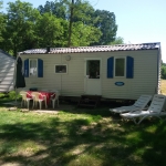 Mobil home, Le Mas de la Pérouse, Ardèche, Vue intérieure 08