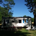 Mobil home, Le Mas de la Pérouse, Ardèche, Vue intérieure 11