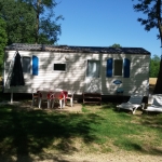 Mobil home, Le Mas de la Pérouse, Ardèche, Vue intérieure 13