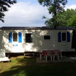 Mobil home, Le Mas de la Pérouse, Ardèche, Vue intérieure 16